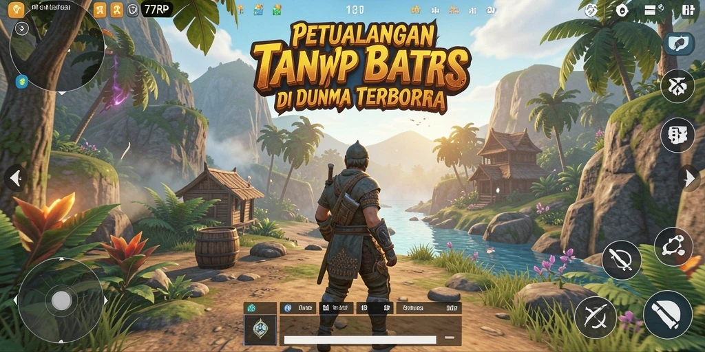 Tampilan menarik dari gameplay 77RP di dunia terbuka.