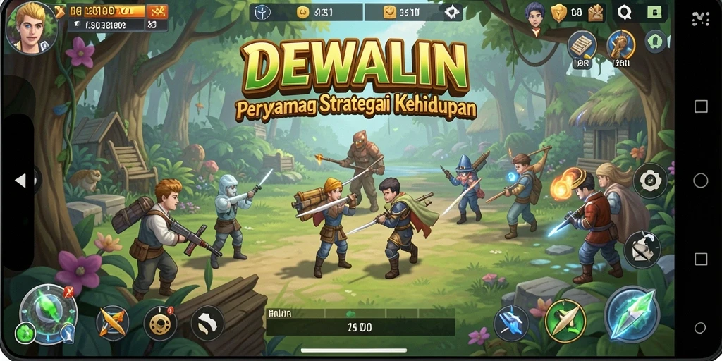 Tampilan menyerupai kota yang dibangun strategis dalam DEWALIN.