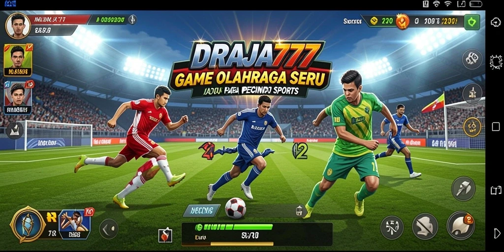 Tampilan gameplay menarik dari DRAJA777 dengan aksi olahraga seru.