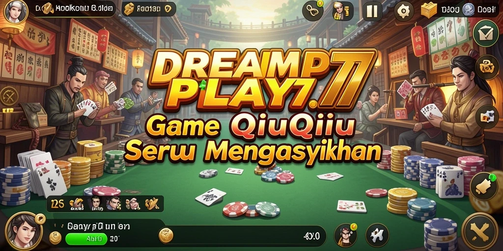 Tampilan gameplay QiuQiu yang menegangkan di DREAMPLAY77.
