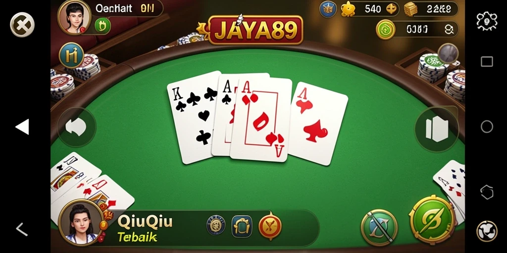 Tampilan gameplay QiuQiu yang seru dan mengasyikkan di JAYA89.