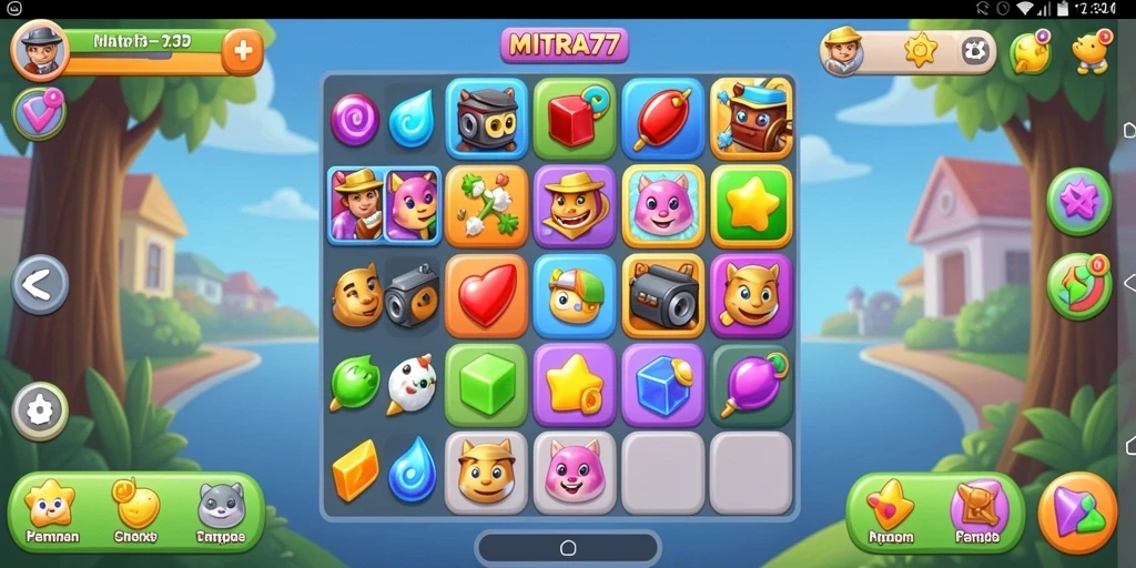 Gameplay seru dan penuh warna dari MITRA77.