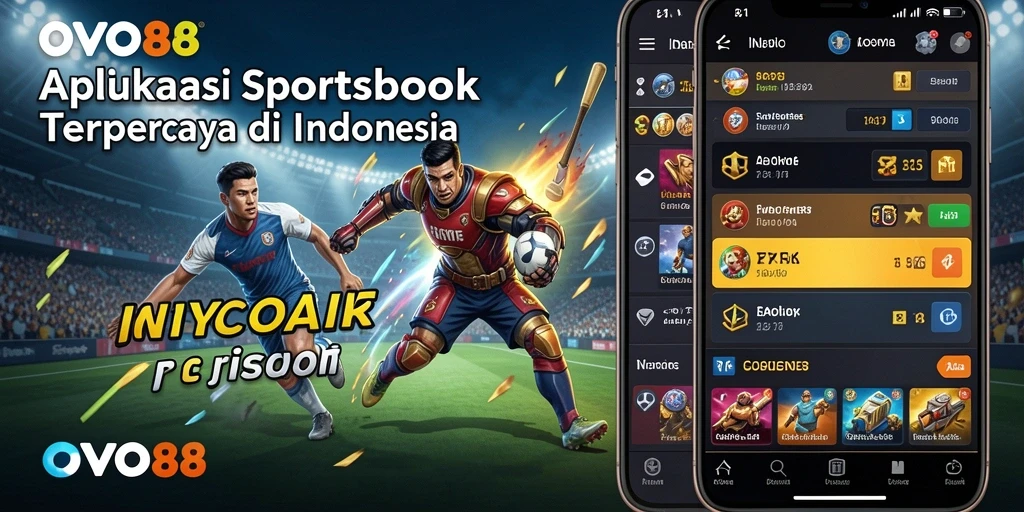 Tampilan gameplay OVO88 yang menarik untuk taruhan Sportsbook.