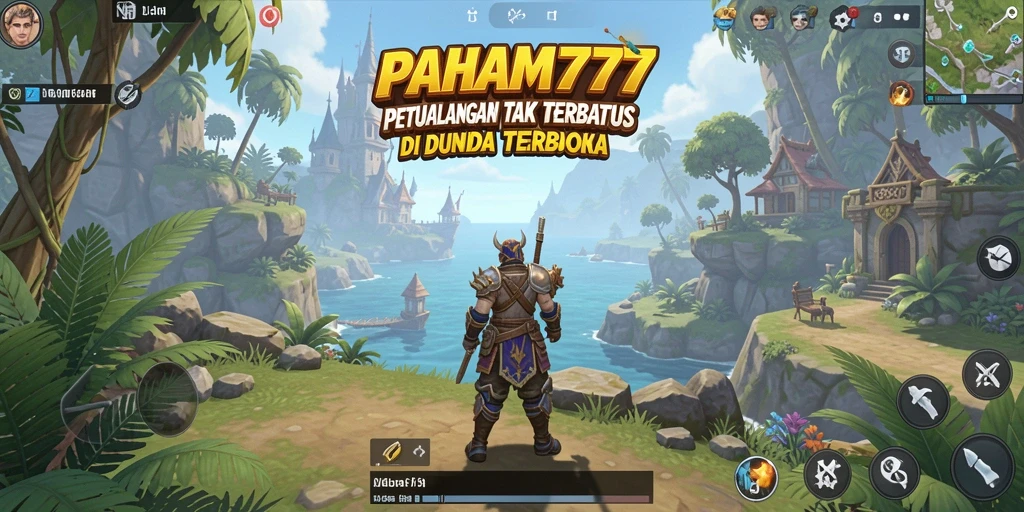 Tampilan gameplay PAHAM777 yang menampilkan dunia terbuka yang luas.
