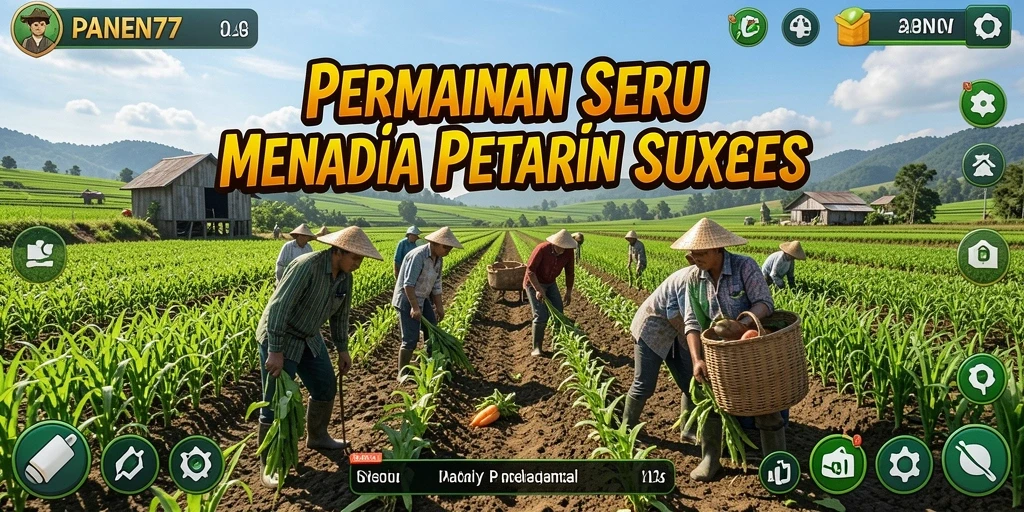 Tampilan gameplay seru di dunia pertanian PANEN77.
