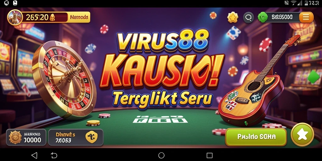 Tampilan menarik dari gameplay Kasino di VIRUS88.