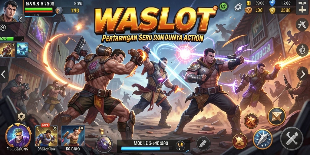 Tampilan gamplay WASLOT yang seru dan penuh aksi.