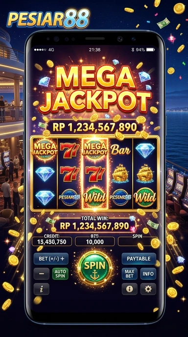 Tampilan utama aplikasi pesiar88 yang menarik.